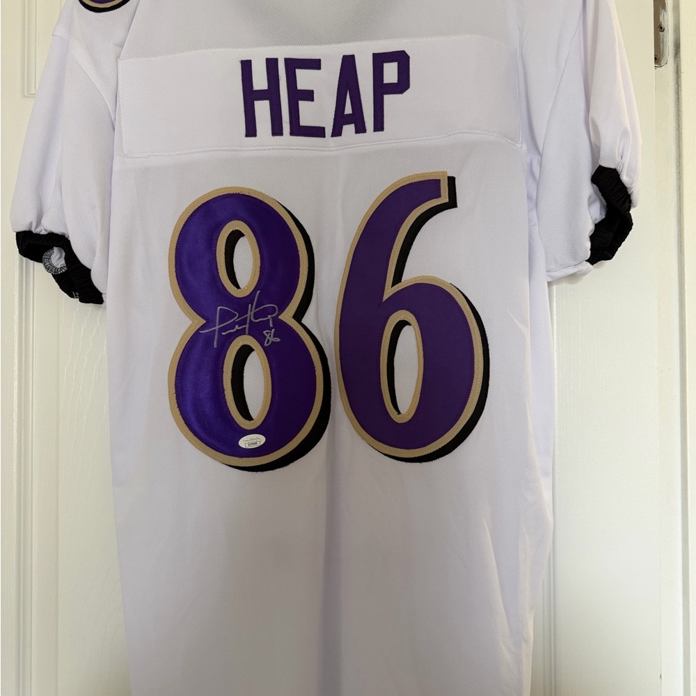 Signed Heap Baltimore Ravens Jersey
